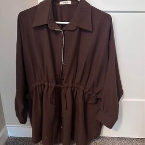 Brown Women's Top
